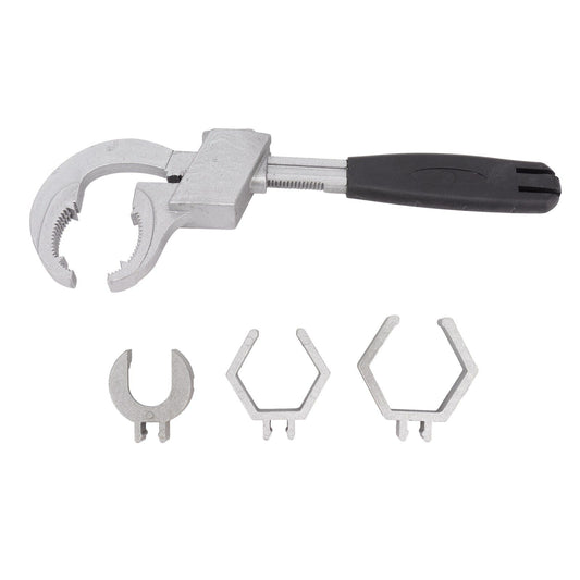 Universal Adjustable Wrench Multifunctional Aluminum Alloy Bathroom Wrench Repair Tool for Sink V1294-YM3117220224811-0421