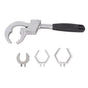 Universal Adjustable Wrench Multifunctional Aluminum Alloy Bathroom Wrench Repair Tool for Sink V1294-YM3117220224811-0421