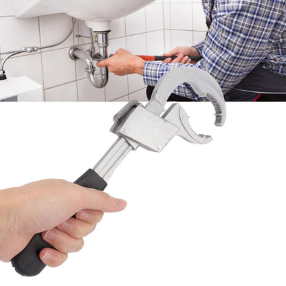 Universal Adjustable Wrench Multifunctional Aluminum Alloy Bathroom Wrench Repair Tool for Sink V1294-YM3117220224811-0421