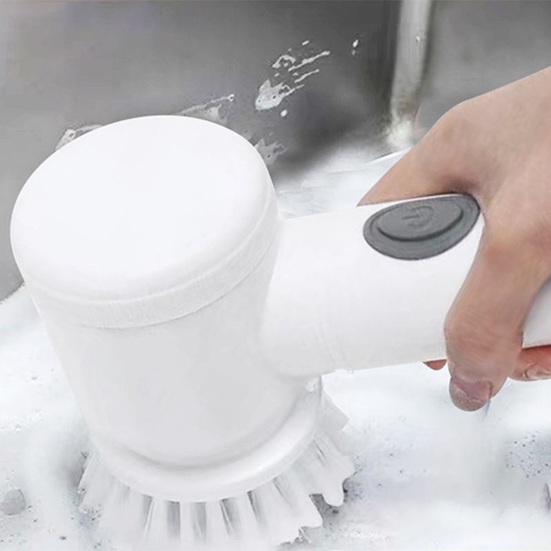 Electric Spin Scrubber Multifunctional Handheld Cordless Scrub Brush with 3 Cleaner Heads for Home Kitchen V1294-YM3117220225812-0421