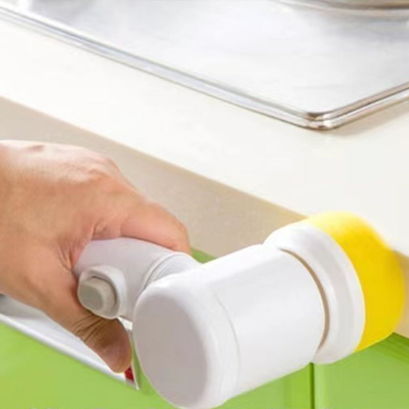 Electric Spin Scrubber Multifunctional Handheld Cordless Scrub Brush with 3 Cleaner Heads for Home Kitchen V1294-YM3117220225812-0421