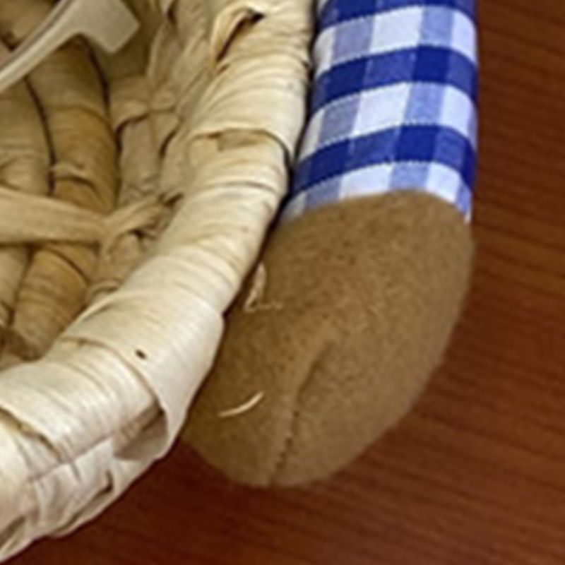 Cute Cartoon Bear Storage Basket Straw Storage Basket for Desktop Office Bedroom M V1294-YM3117220225912-0421