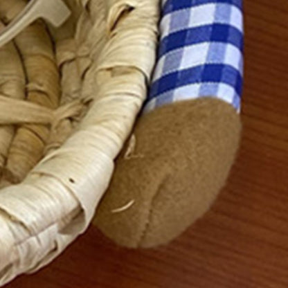 Cute Cartoon Bear Storage Basket Straw Storage Basket for Desktop Office Bedroom M V1294-YM3117220225912-0421