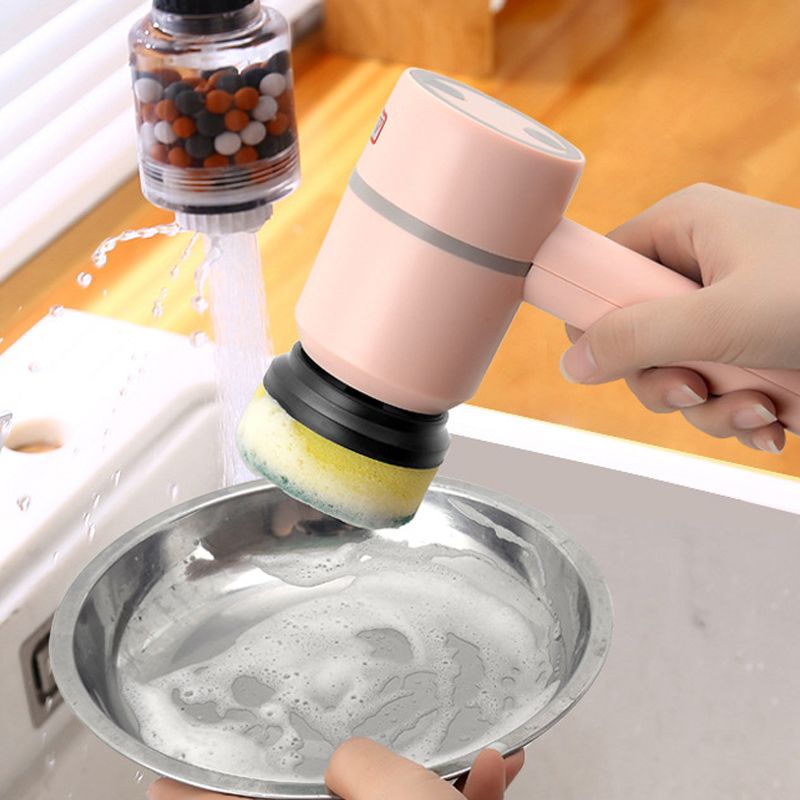 3 Gears Electric Cleaning Brush Cordless Multifunction Plastic with Extended Handle Electric Brush Cleaning V1294-YM3117220226013-0421