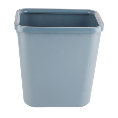 8L Rectangle Waste Bin Thicken Plastic Open Top Trash Can for Kitchen Bathroom Hotel Office Grey V1294-YM3117220226112-0421