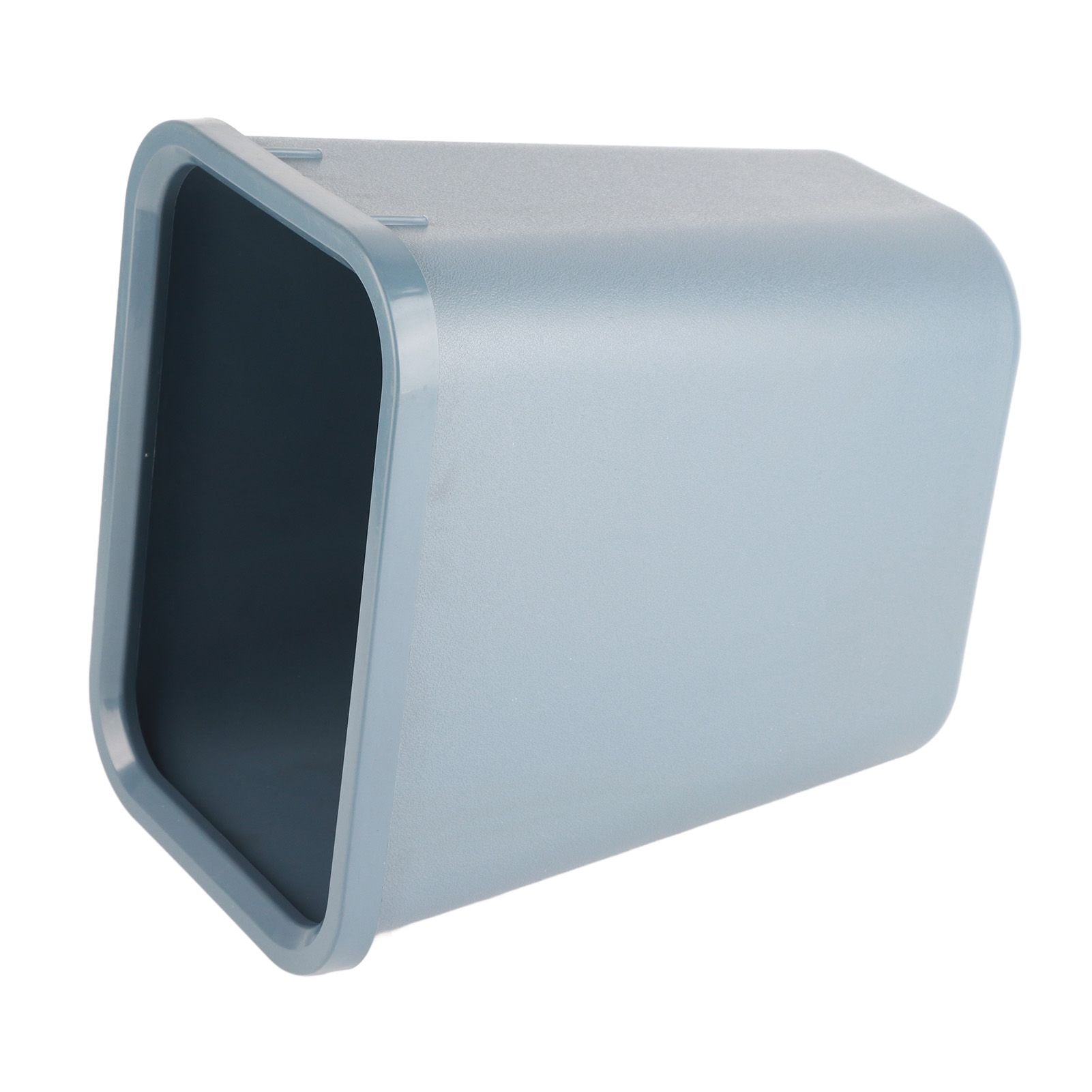 8L Rectangle Waste Bin Thicken Plastic Open Top Trash Can for Kitchen Bathroom Hotel Office Grey V1294-YM3117220226112-0421