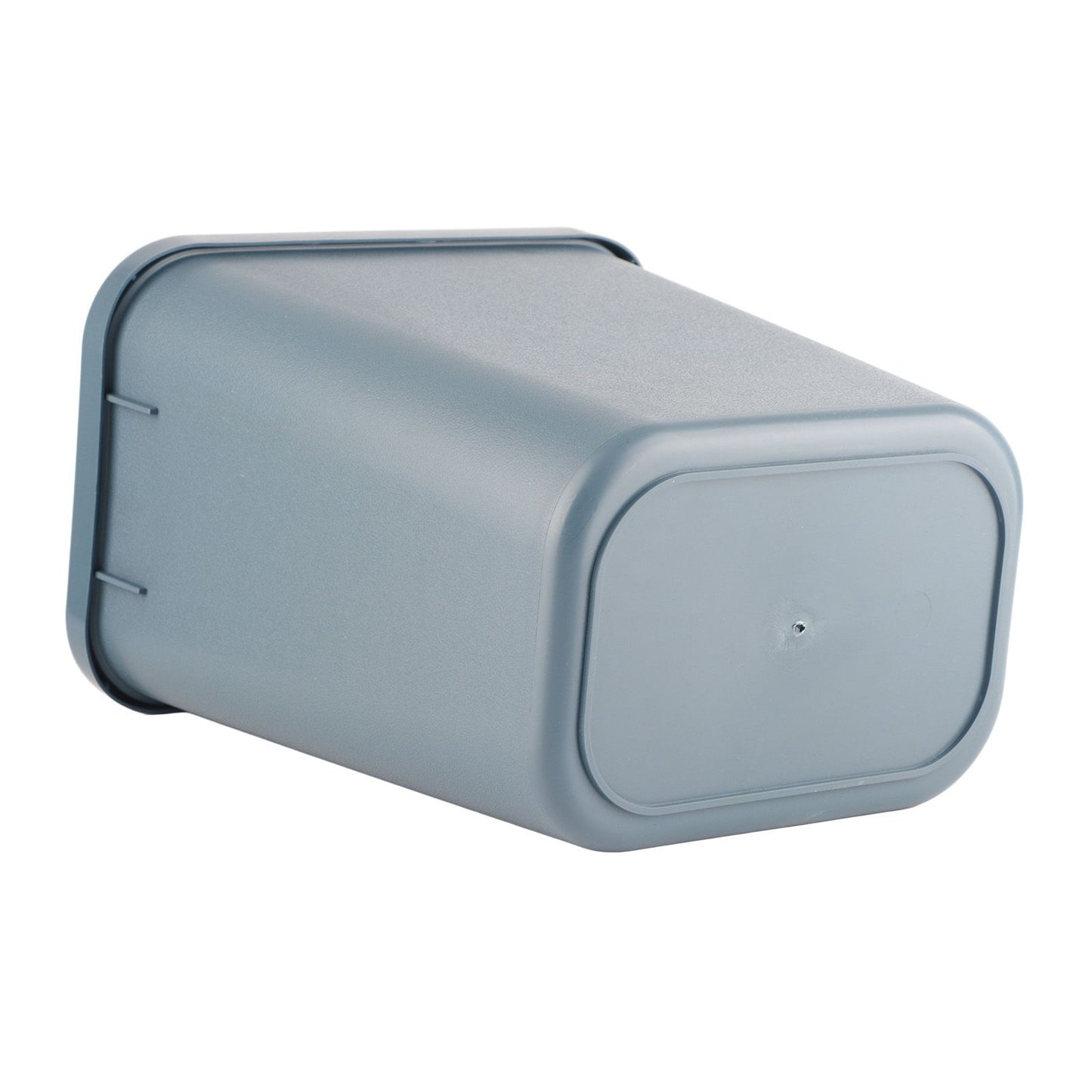 8L Rectangle Waste Bin Thicken Plastic Open Top Trash Can for Kitchen Bathroom Hotel Office Grey V1294-YM3117220226112-0421