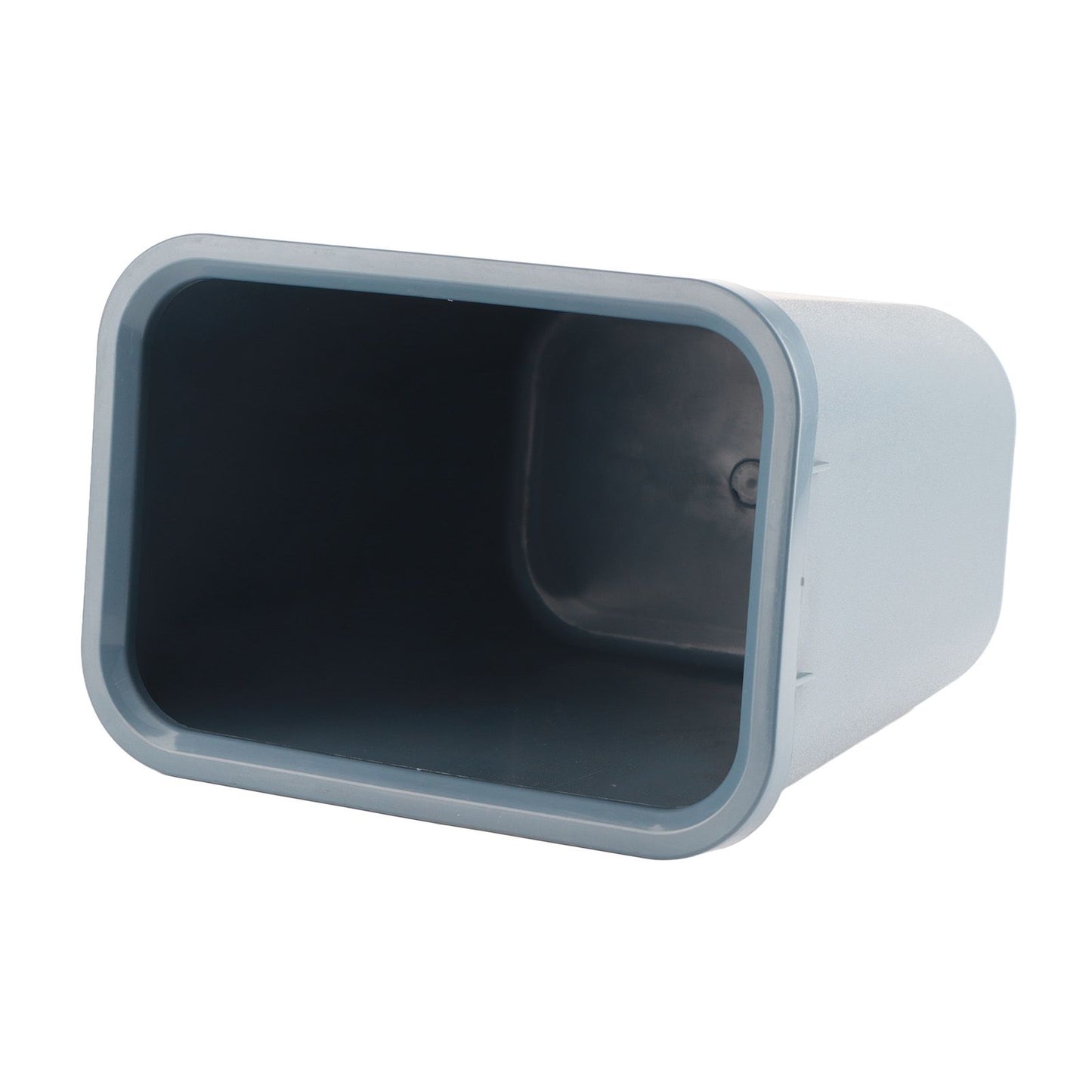 8L Rectangle Waste Bin Thicken Plastic Open Top Trash Can for Kitchen Bathroom Hotel Office Grey V1294-YM3117220226112-0421