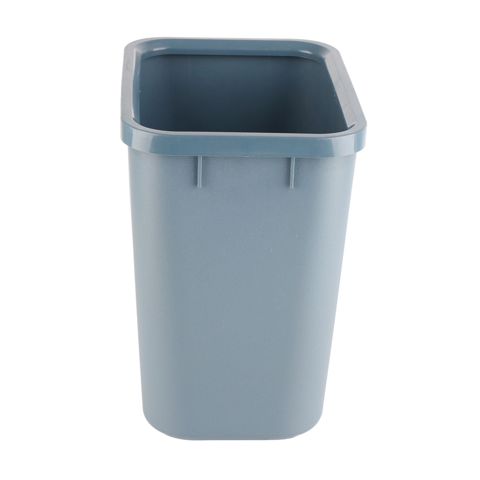 8L Rectangle Waste Bin Thicken Plastic Open Top Trash Can for Kitchen Bathroom Hotel Office Grey V1294-YM3117220226112-0421