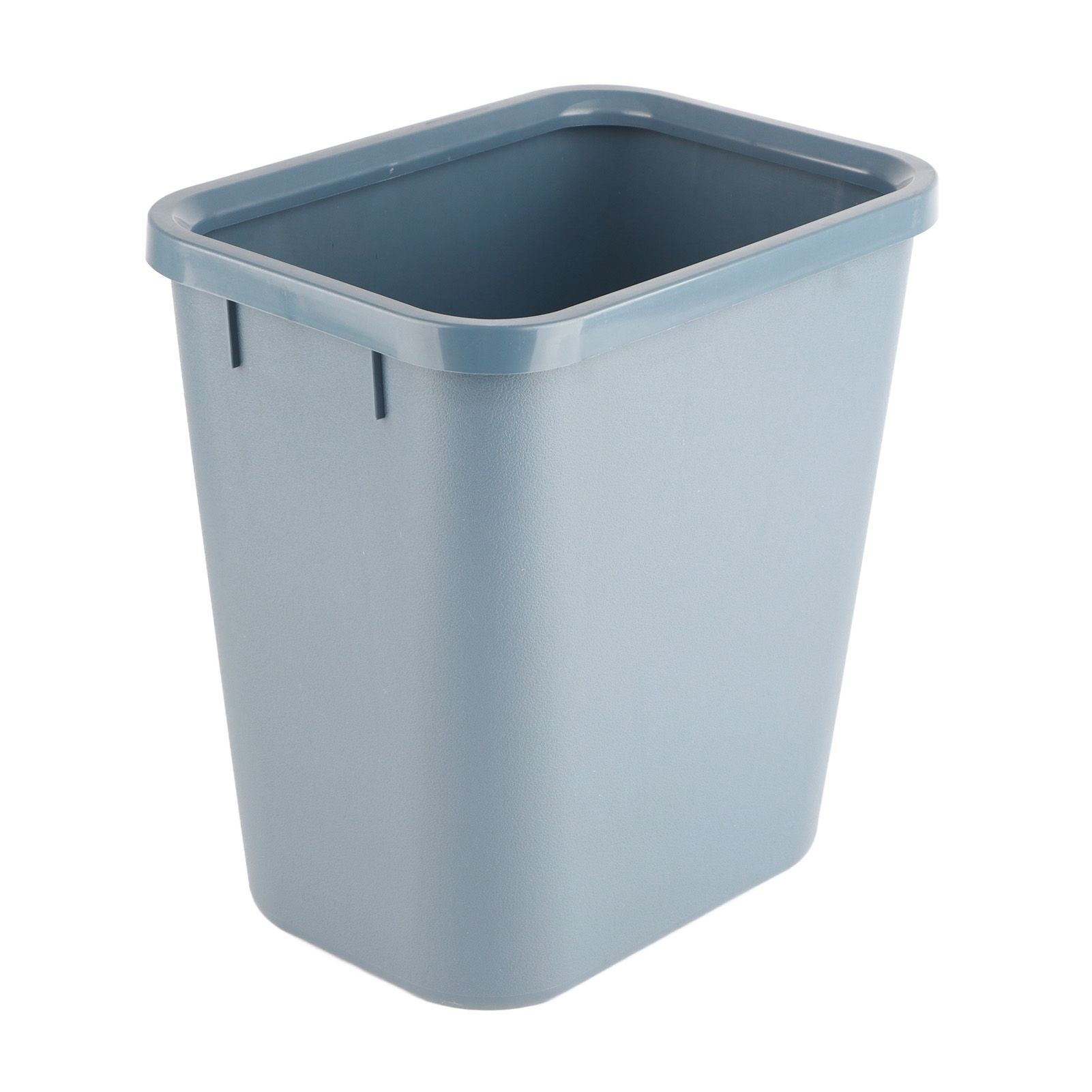 8L Rectangle Waste Bin Thicken Plastic Open Top Trash Can for Kitchen Bathroom Hotel Office Grey V1294-YM3117220226112-0421