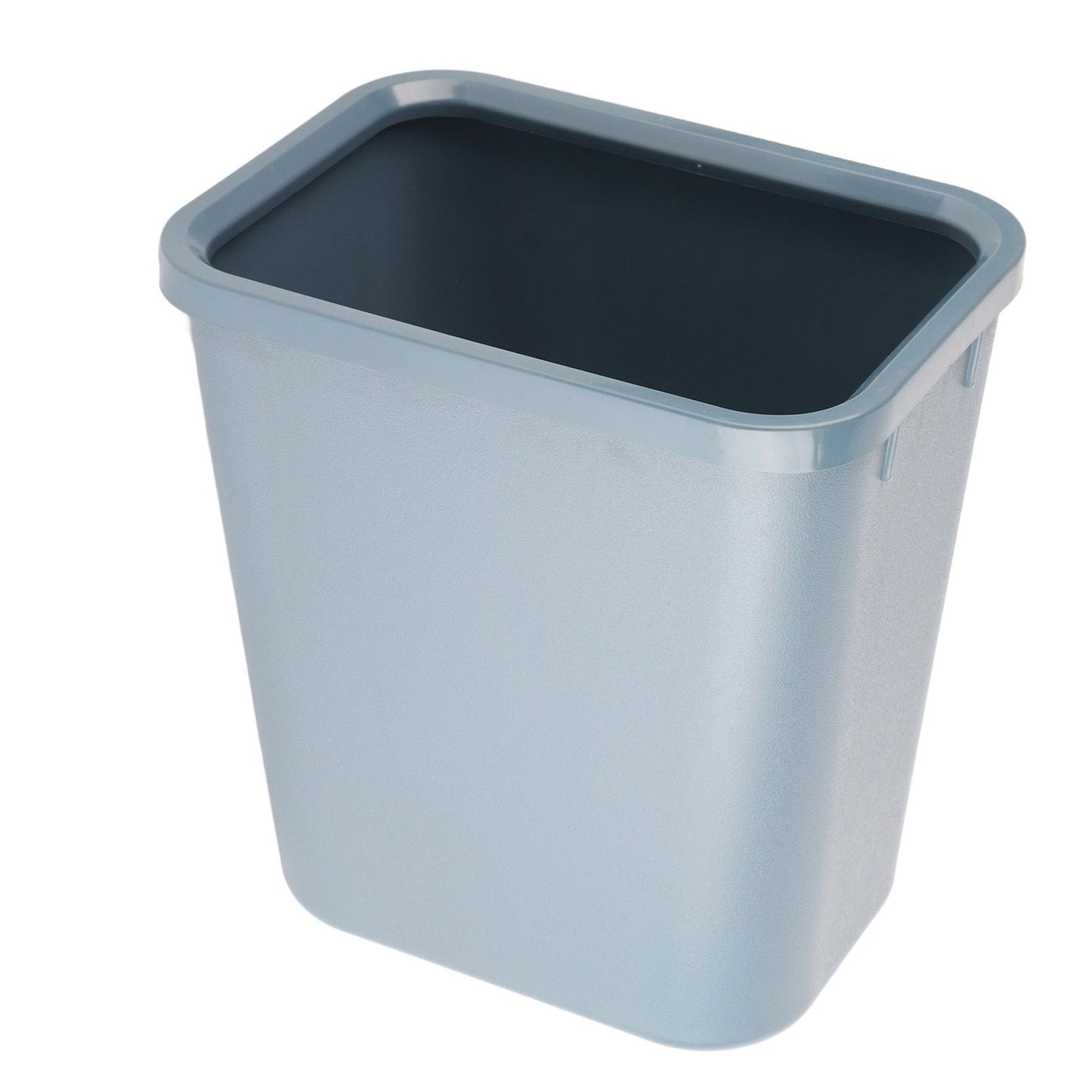 8L Rectangle Waste Bin Thicken Plastic Open Top Trash Can for Kitchen Bathroom Hotel Office Grey V1294-YM3117220226112-0421