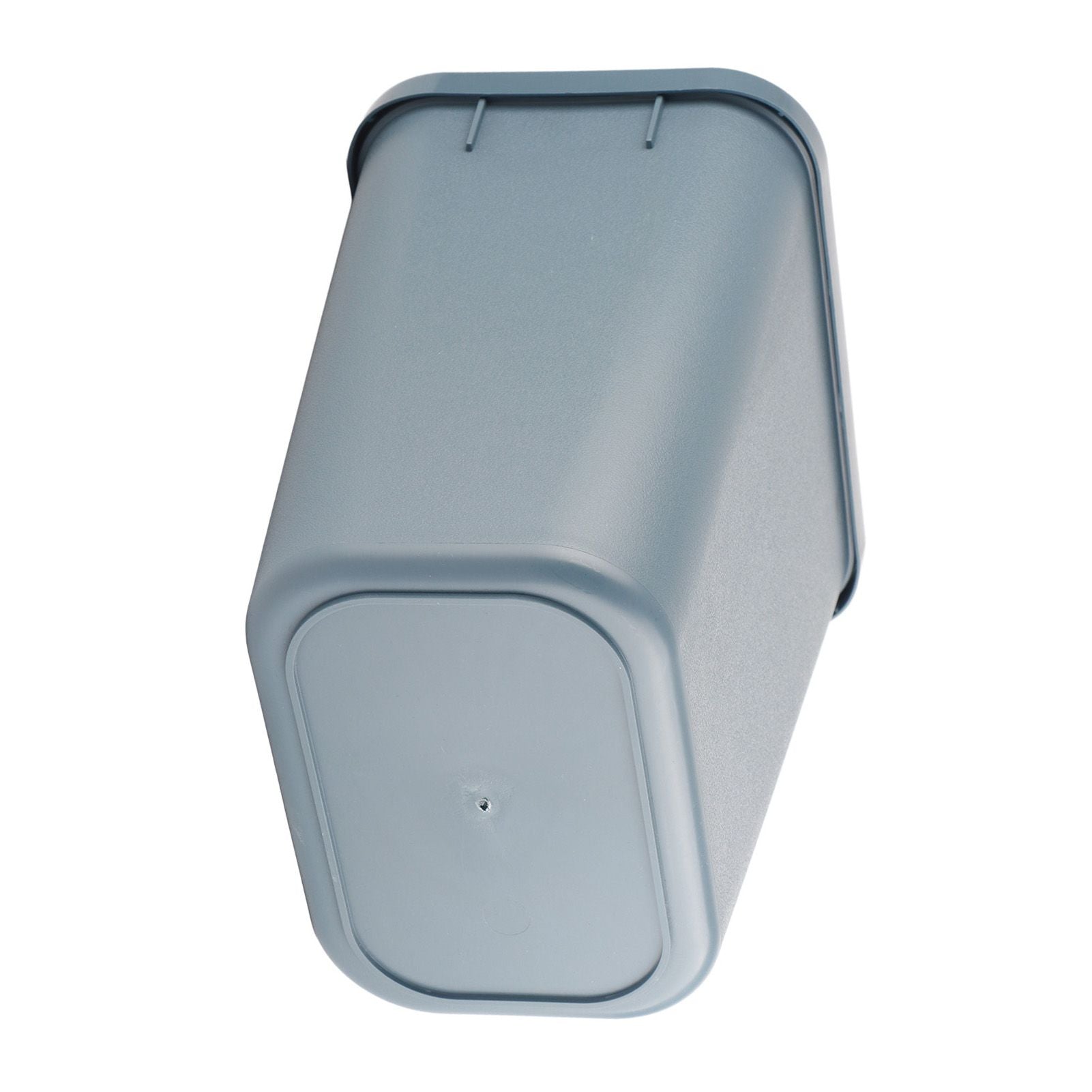 8L Rectangle Waste Bin Thicken Plastic Open Top Trash Can for Kitchen Bathroom Hotel Office Grey V1294-YM3117220226112-0421