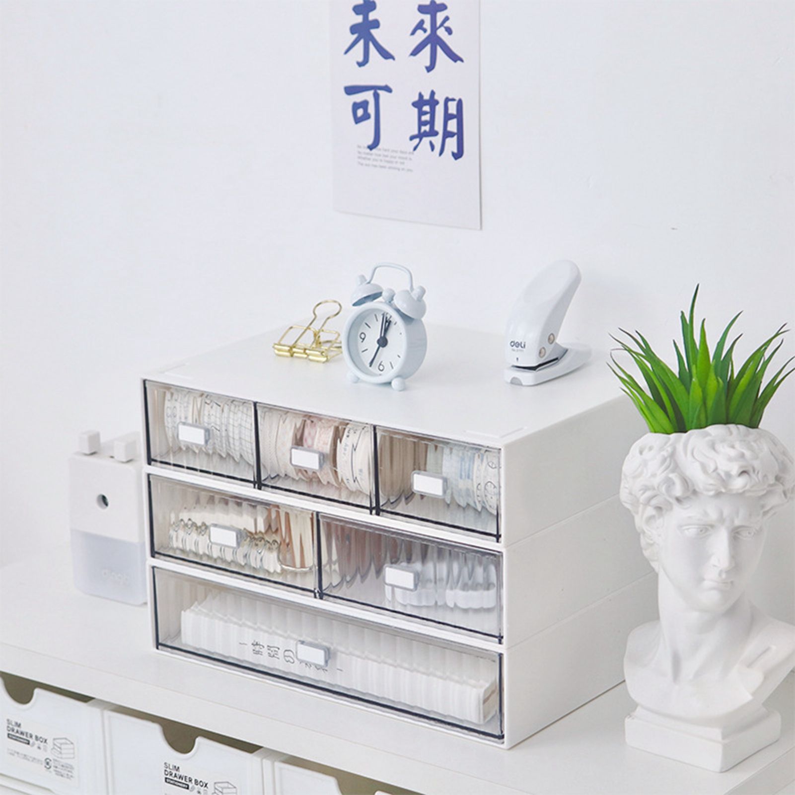 Desktop Drawer Organizer Waterproof Dustproof Plastic DIY Combination Multi Layer Stackable Drawer Storage V1294-YM3117220226412-0421
