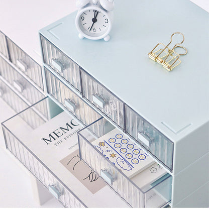 Desktop Drawer Organizer Waterproof Dustproof Plastic DIY Combination Multi Layer Stackable Drawer Storage V1294-YM3117220226416-0421