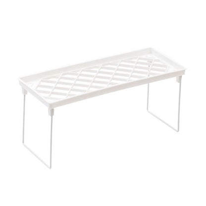 Dormitory Storage Shelf Strong PP Metal Foldable Design Simple Style Desktop Display Shelf for Home Dormitory V1294-YM3117220226711-0421