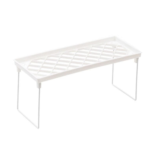 Dormitory Storage Shelf Strong PP Metal Foldable Design Simple Style Desktop Display Shelf for Home Dormitory V1294-YM3117220226711-0421