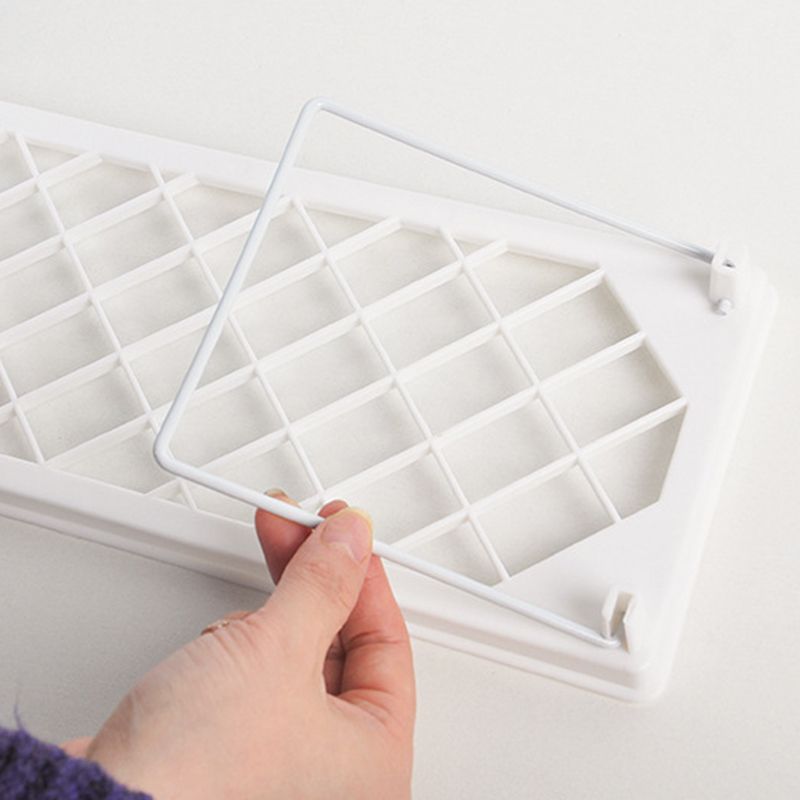 Dormitory Storage Shelf Strong PP Metal Foldable Design Simple Style Desktop Display Shelf for Home Dormitory V1294-YM3117220226711-0421