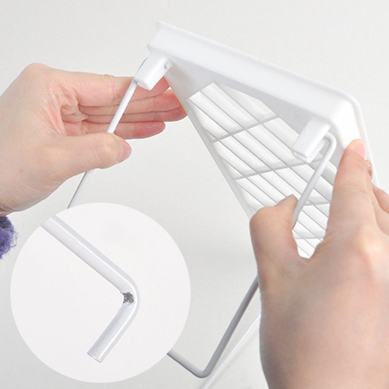 Dormitory Storage Shelf Strong PP Metal Foldable Design Simple Style Desktop Display Shelf for Home Dormitory V1294-YM3117220226711-0421