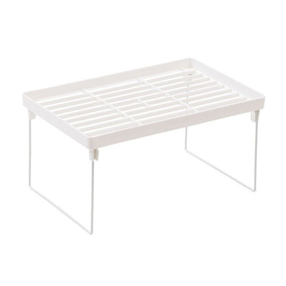 Dormitory Storage Shelf Strong PP Metal Foldable Design Simple Style Desktop Display Shelf for Home Dormitory V1294-YM3117220226712-0421
