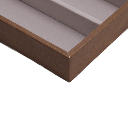 Eyeglass Display Organizer Wood Grain 6 Compartments Glasses Display Tray Sunglasses Storage Cases V1294-YM3117220229011-0421