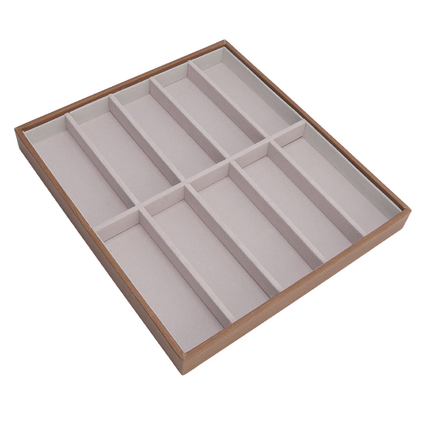 Sunglasses Display Tray PU Wood Grain Sunglasses Storage Case for Home Glasses Store 10 Grids V1294-YM3117220229111-0421