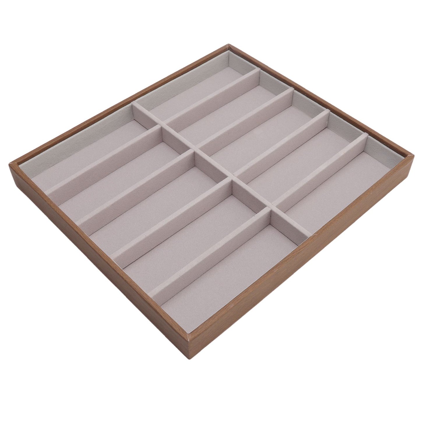 Sunglasses Display Tray PU Wood Grain Sunglasses Storage Case for Home Glasses Store 10 Grids V1294-YM3117220229111-0421
