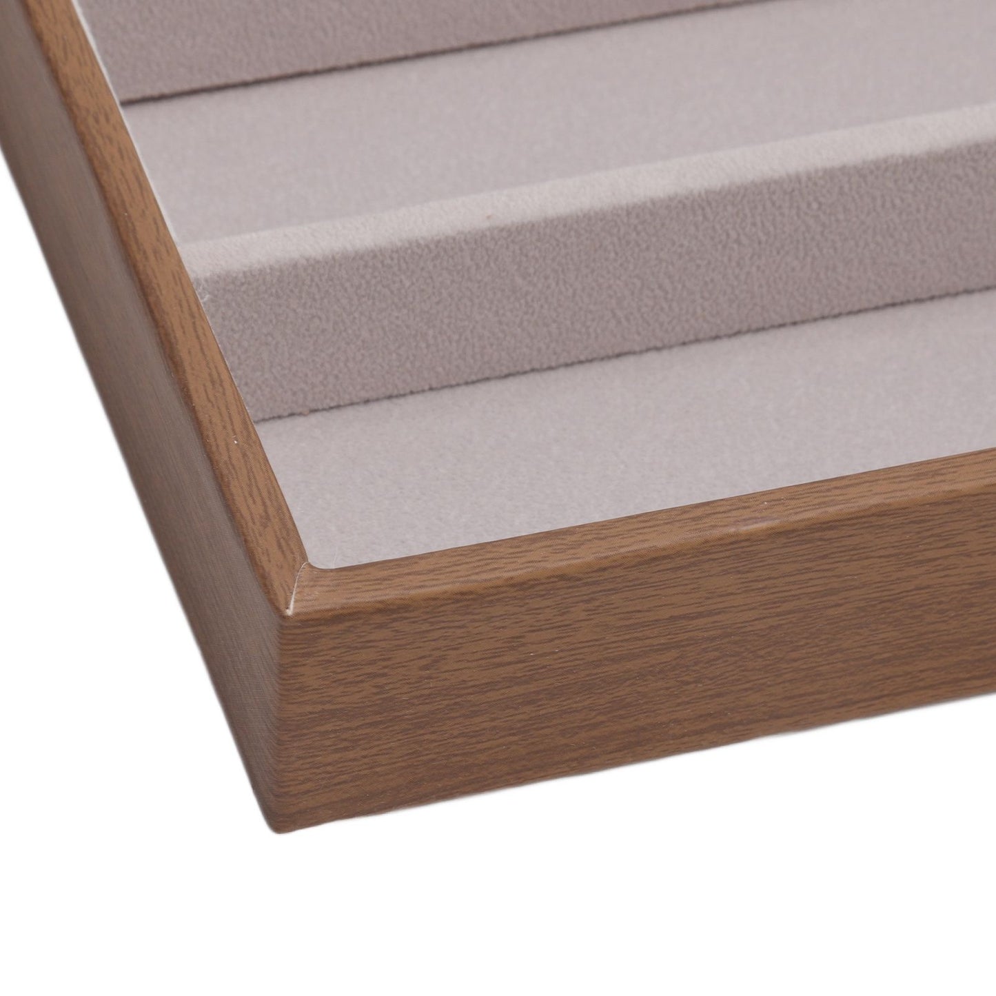 Sunglasses Display Tray PU Wood Grain Sunglasses Storage Case for Home Glasses Store 10 Grids V1294-YM3117220229111-0421
