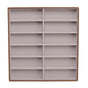 Sunglasses Display Tray PU Wood Grain Sunglasses Storage Case for Home Glasses Store 12 Grids V1294-YM3117220229112-0421