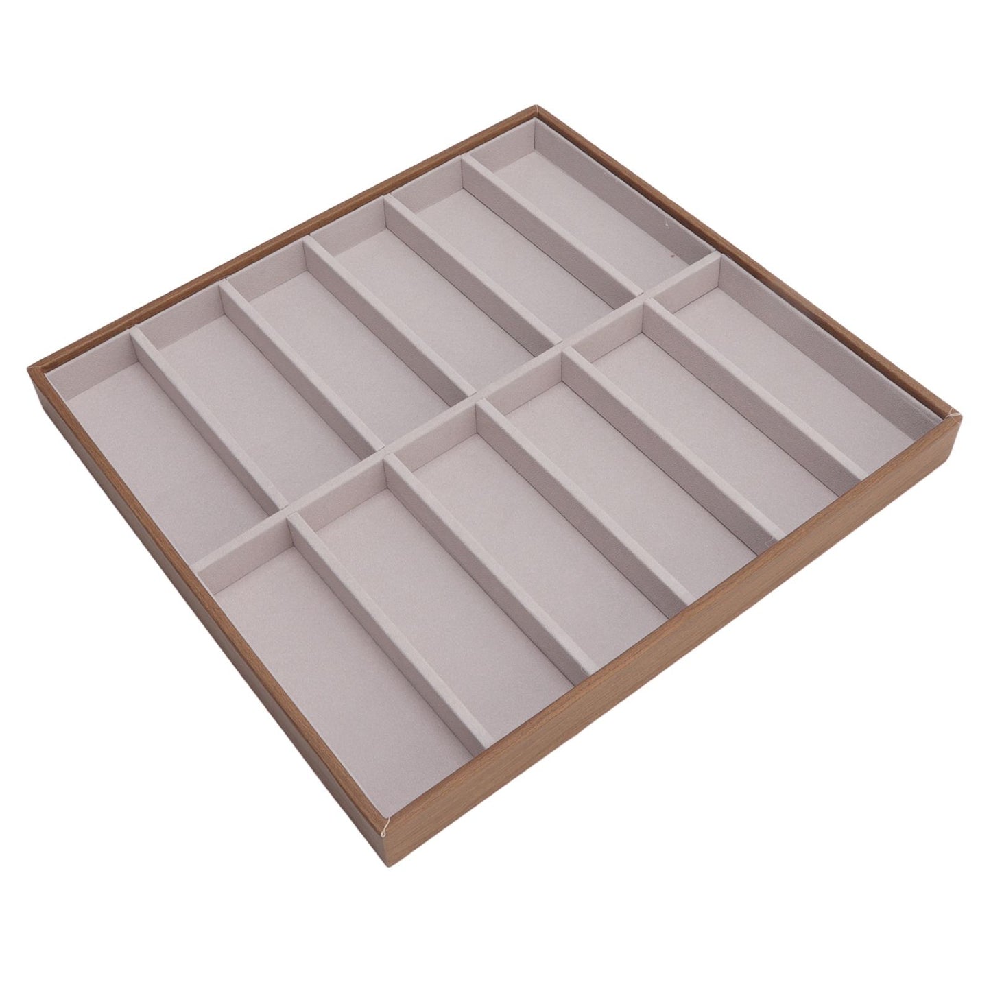 Sunglasses Display Tray PU Wood Grain Sunglasses Storage Case for Home Glasses Store 12 Grids V1294-YM3117220229112-0421