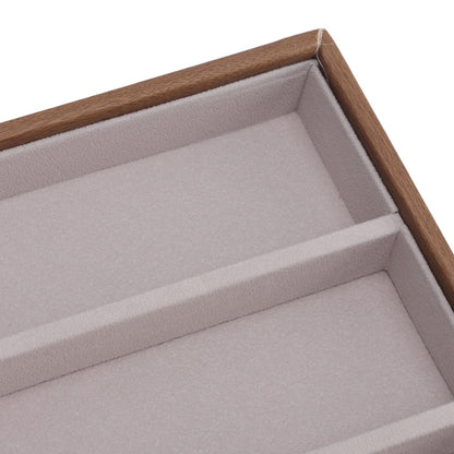 Sunglasses Display Tray PU Wood Grain Sunglasses Storage Case for Home Glasses Store 12 Grids V1294-YM3117220229112-0421