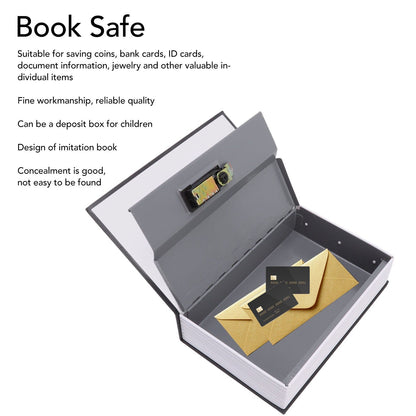Dictionary Coin Piggy Banks Money Saving Box with Coded Lock Book Shape Secret Birthday Gift for Kids Safe V1294-YM3117220229414-0421