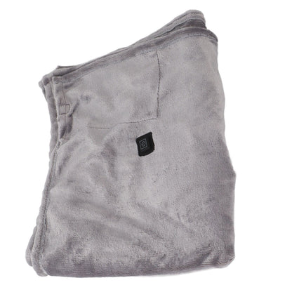 USB Heated Warm Shawl Lightweight Coral Flannel Electric Shoulder Blanket for Winter Light Gray V1294-YM3117220229711-0421