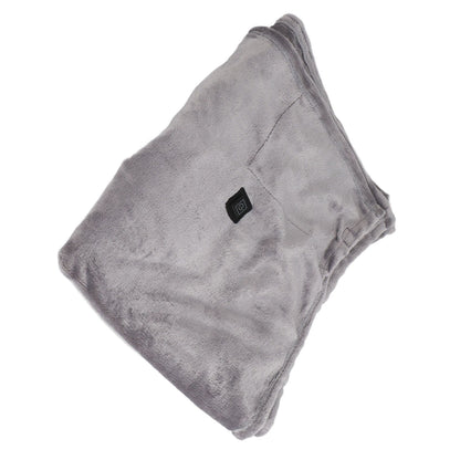 USB Heated Warm Shawl Lightweight Coral Flannel Electric Shoulder Blanket for Winter Light Gray V1294-YM3117220229711-0421