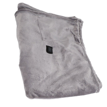USB Heated Warm Shawl Lightweight Coral Flannel Electric Shoulder Blanket for Winter Light Gray V1294-YM3117220229711-0421