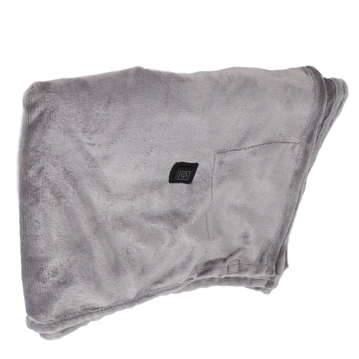 USB Heated Warm Shawl Lightweight Coral Flannel Electric Shoulder Blanket for Winter Light Gray V1294-YM3117220229711-0421