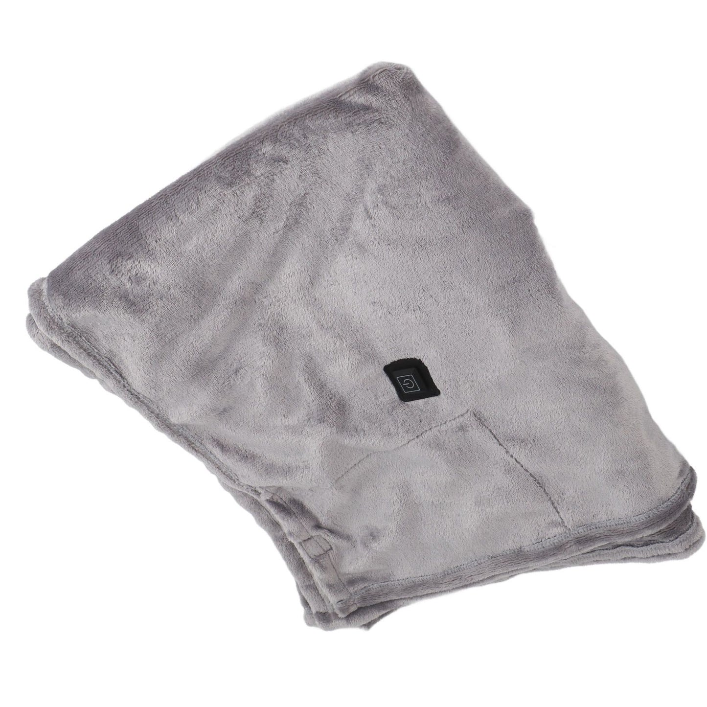 USB Heated Warm Shawl Lightweight Coral Flannel Electric Shoulder Blanket for Winter Light Gray V1294-YM3117220229711-0421