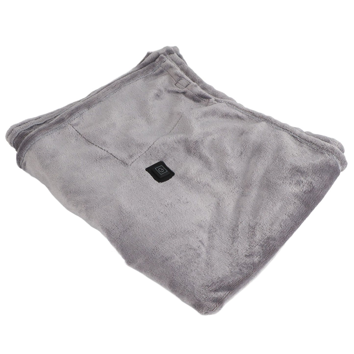 USB Heated Warm Shawl Lightweight Coral Flannel Electric Shoulder Blanket for Winter Light Gray V1294-YM3117220229711-0421