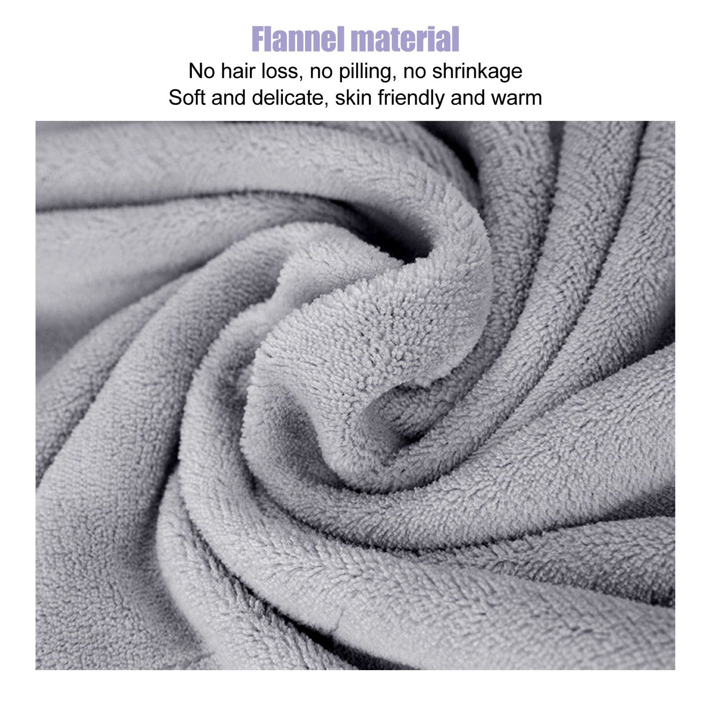 USB Heated Warm Shawl Lightweight Coral Flannel Electric Shoulder Blanket for Winter Light Gray V1294-YM3117220229711-0421