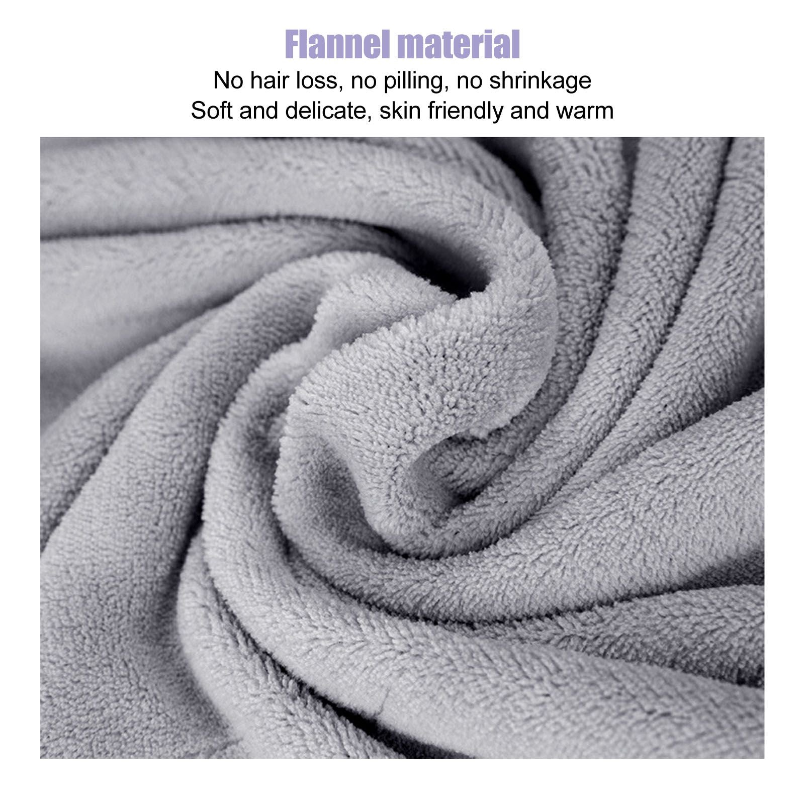 USB Heated Warm Shawl Lightweight Coral Flannel Electric Shoulder Blanket for Winter Light Gray V1294-YM3117220229711-0421