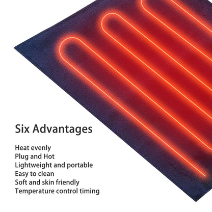 Portable USB Heating Pad Shoulder Neck Leg Waist Heating Pads with Multi Level Temperature Adjustment Timing V1294-YM3117220229811-0421