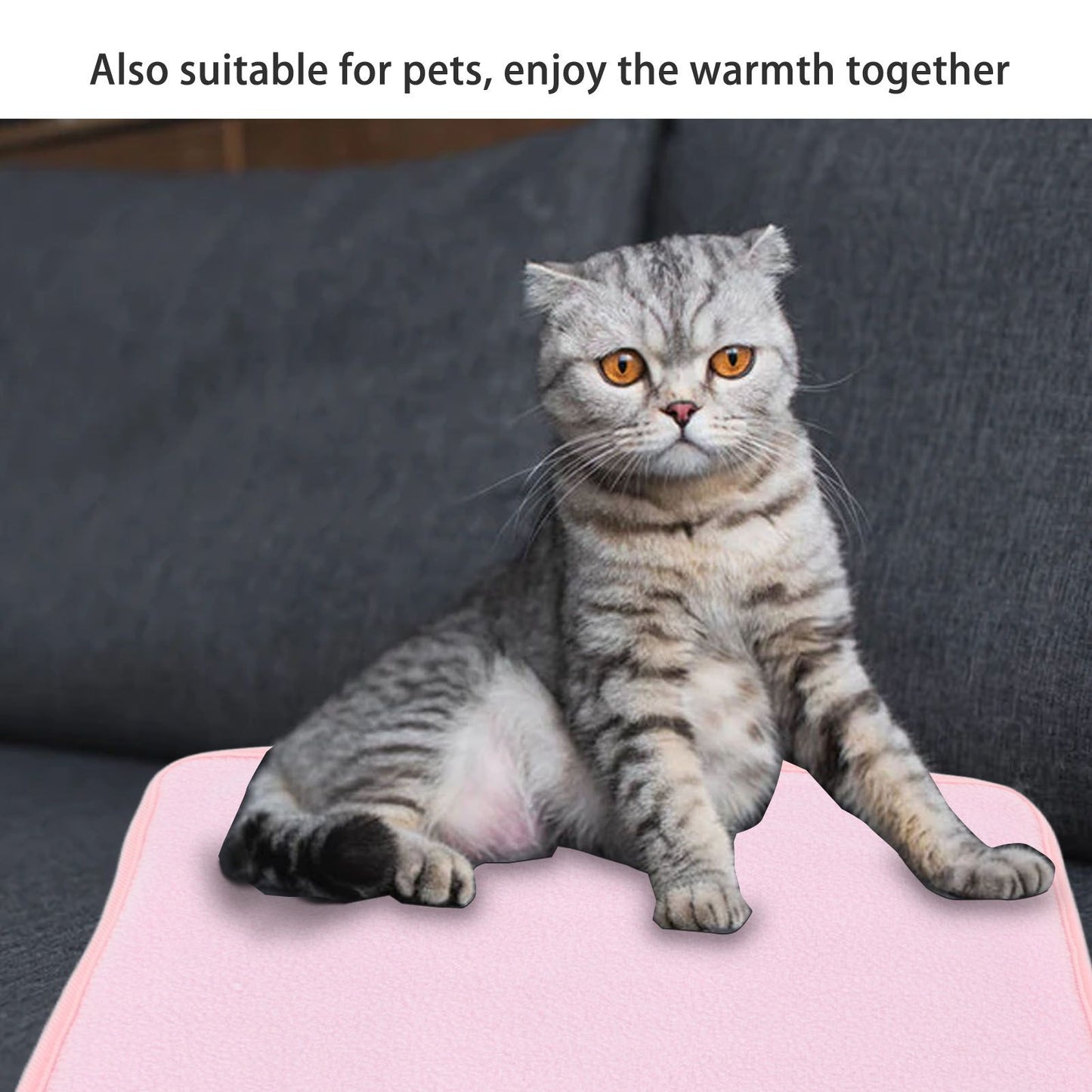 Portable USB Heating Pad Shoulder Neck Leg Waist Heating Pads with Multi Level Temperature Adjustment Timing V1294-YM3117220229812-0421