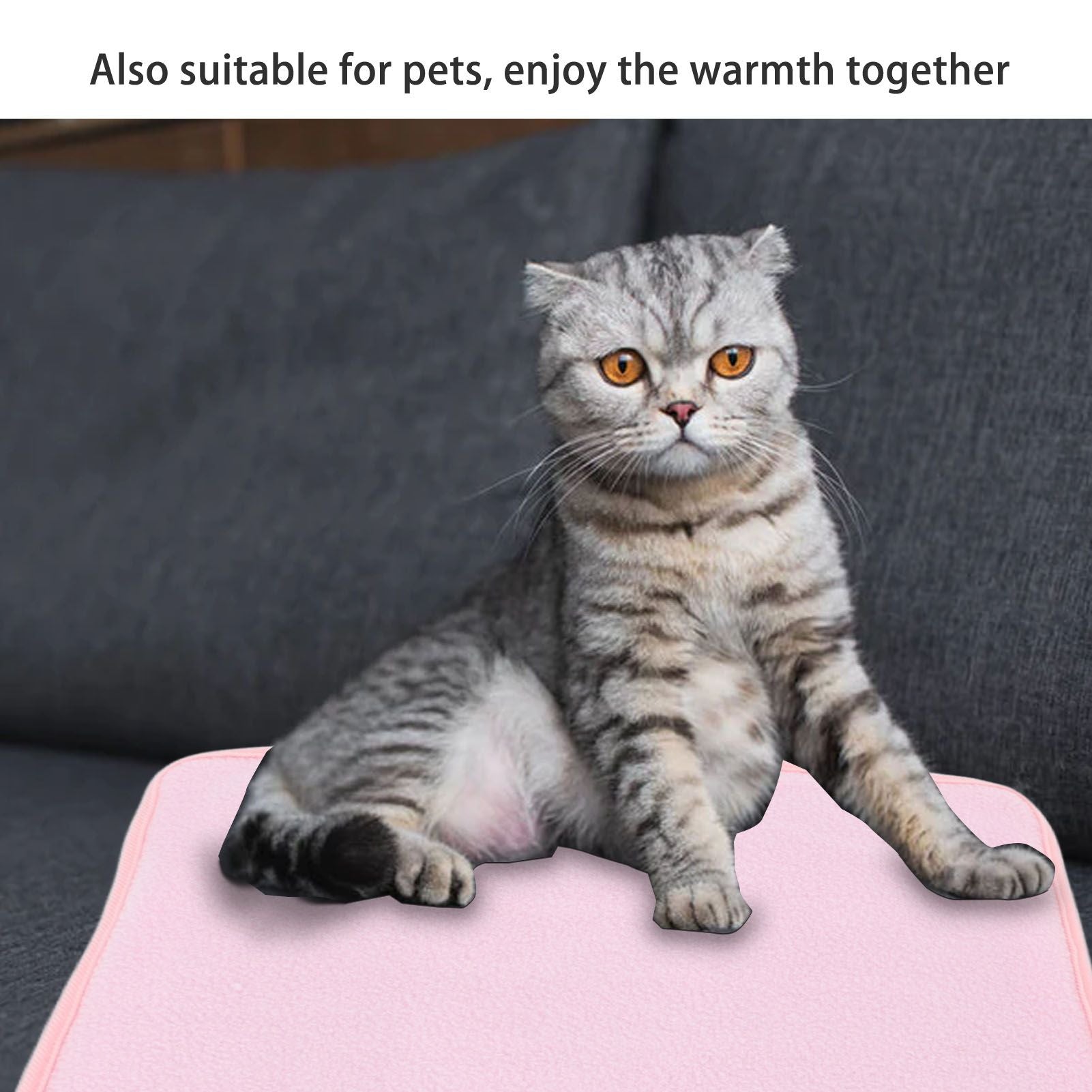Portable USB Heating Pad Shoulder Neck Leg Waist Heating Pads with Multi Level Temperature Adjustment Timing V1294-YM3117220229812-0421
