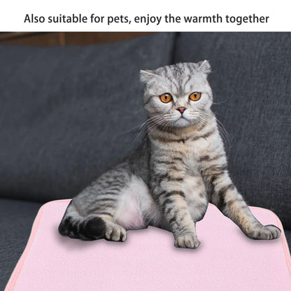 Portable USB Heating Pad Shoulder Neck Leg Waist Heating Pads with Multi Level Temperature Adjustment Timing V1294-YM3117220229812-0421