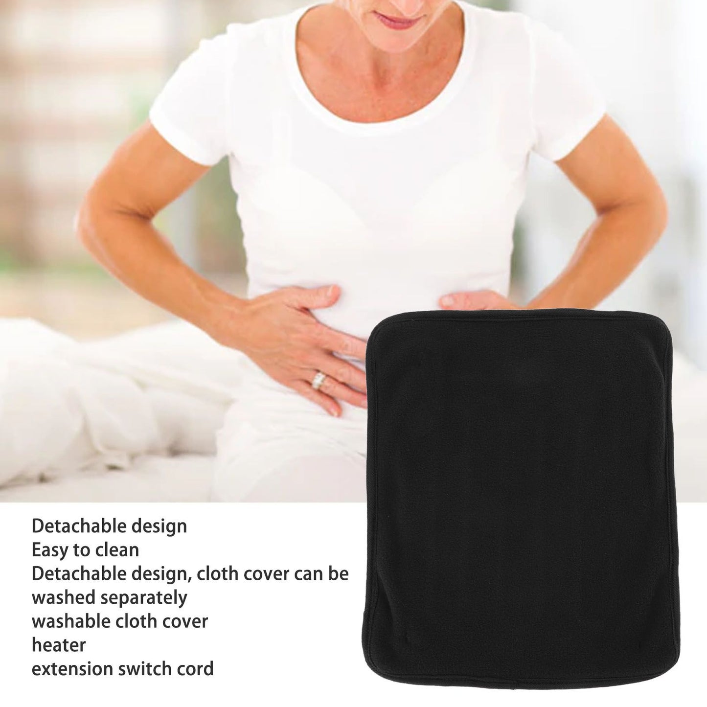 Portable USB Heating Pad Shoulder Neck Leg Waist Heating Pads with Multi Level Temperature Adjustment Timing V1294-YM3117220229813-0421