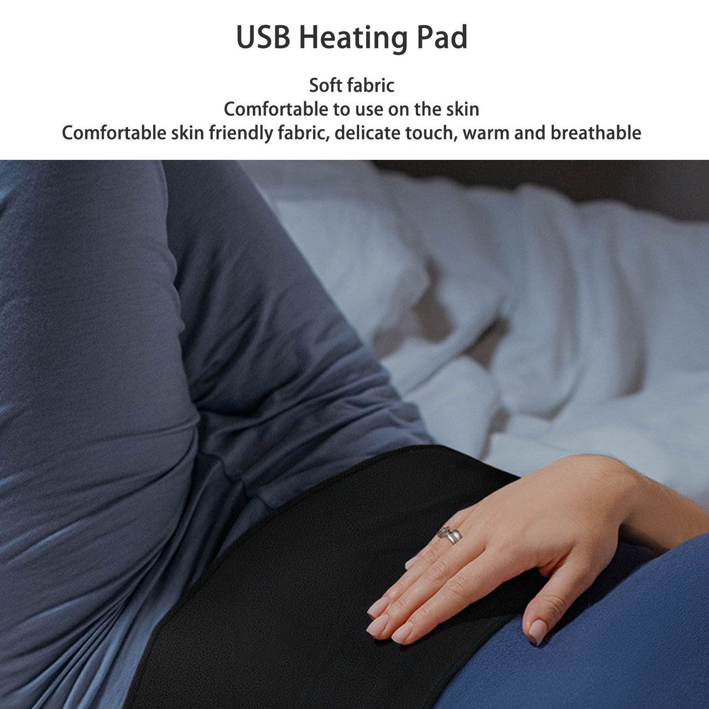 Portable USB Heating Pad Shoulder Neck Leg Waist Heating Pads with Multi Level Temperature Adjustment Timing V1294-YM3117220229813-0421