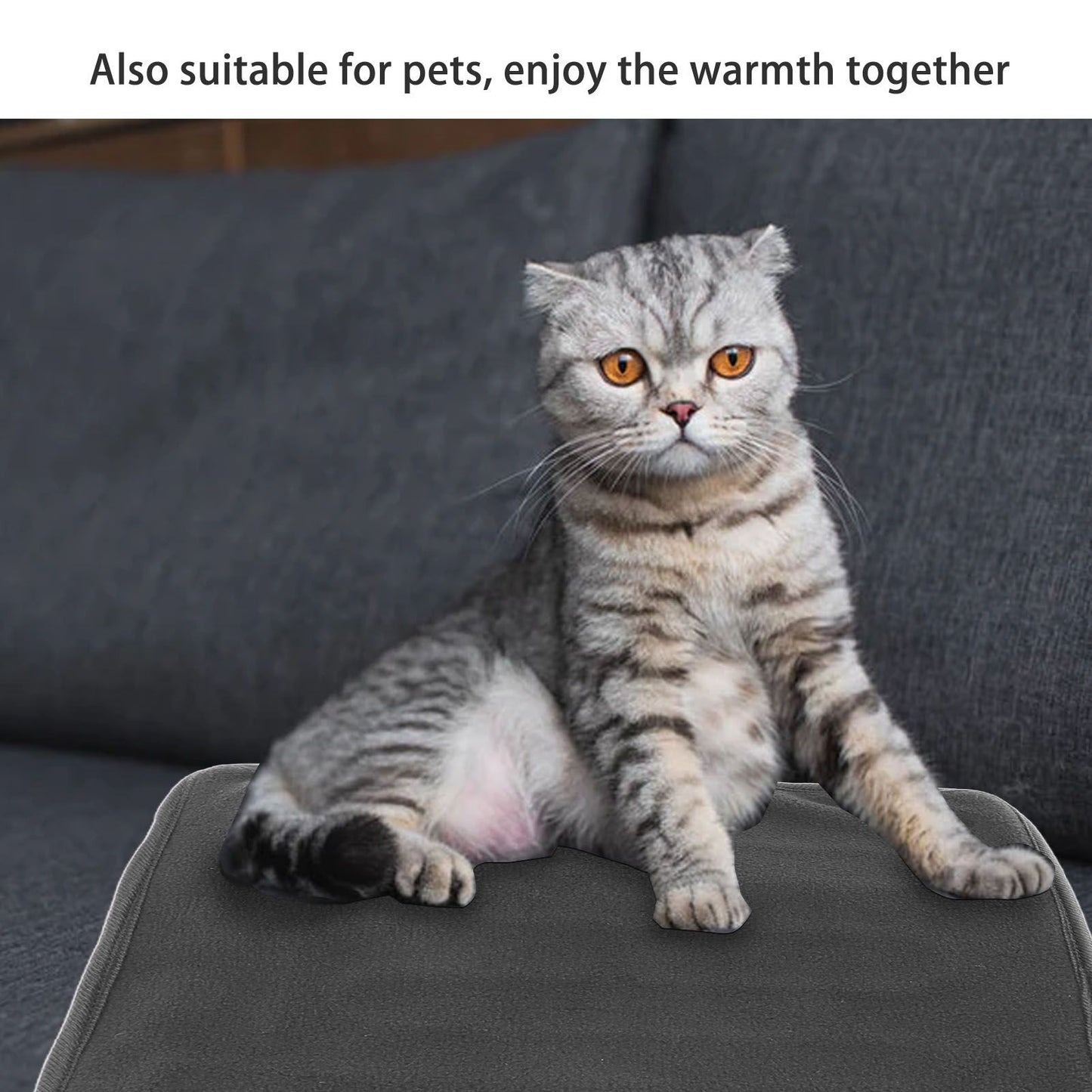 Portable USB Heating Pad Shoulder Neck Leg Waist Heating Pads with Multi Level Temperature Adjustment Timing V1294-YM3117220229814-0421