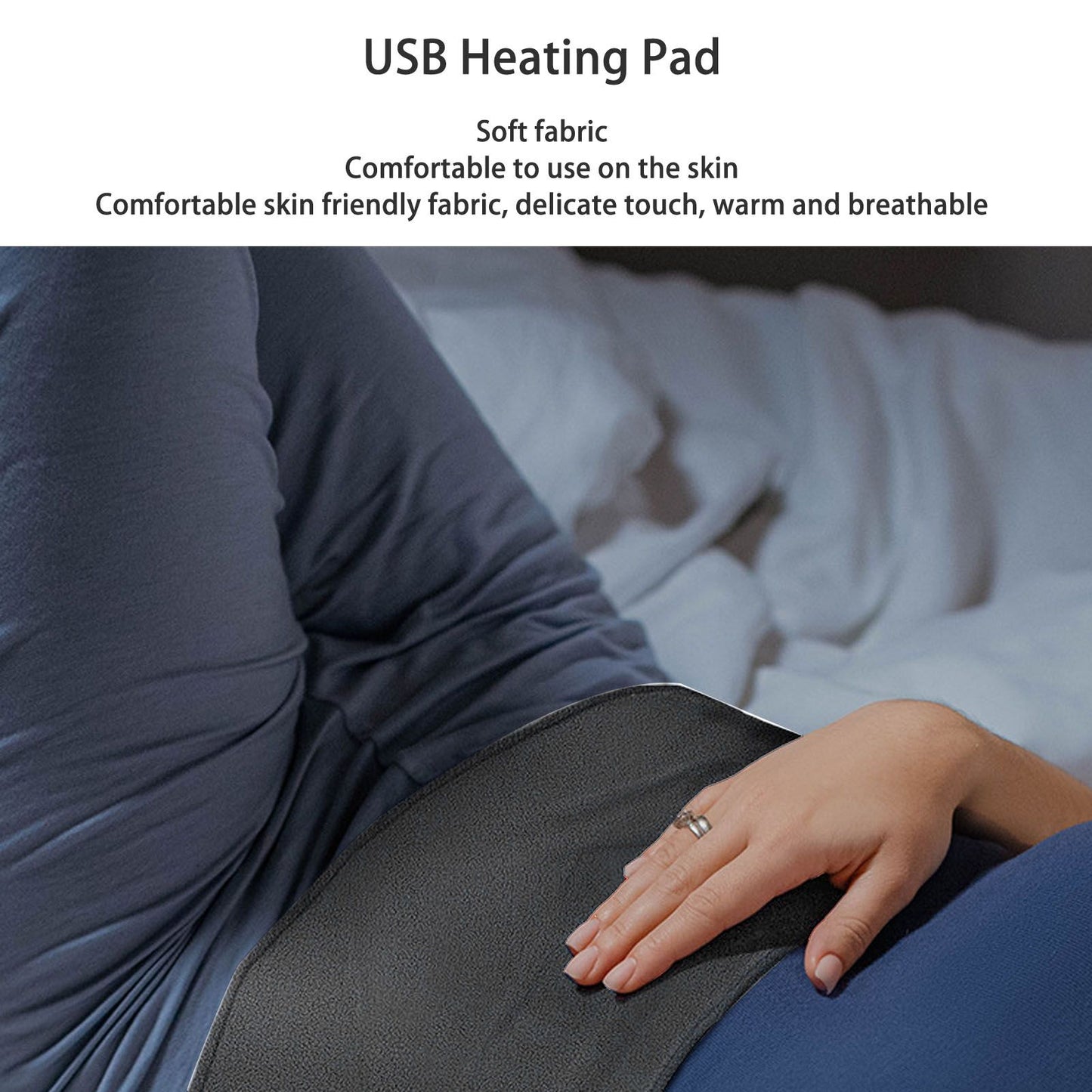 Portable USB Heating Pad Shoulder Neck Leg Waist Heating Pads with Multi Level Temperature Adjustment Timing V1294-YM3117220229814-0421