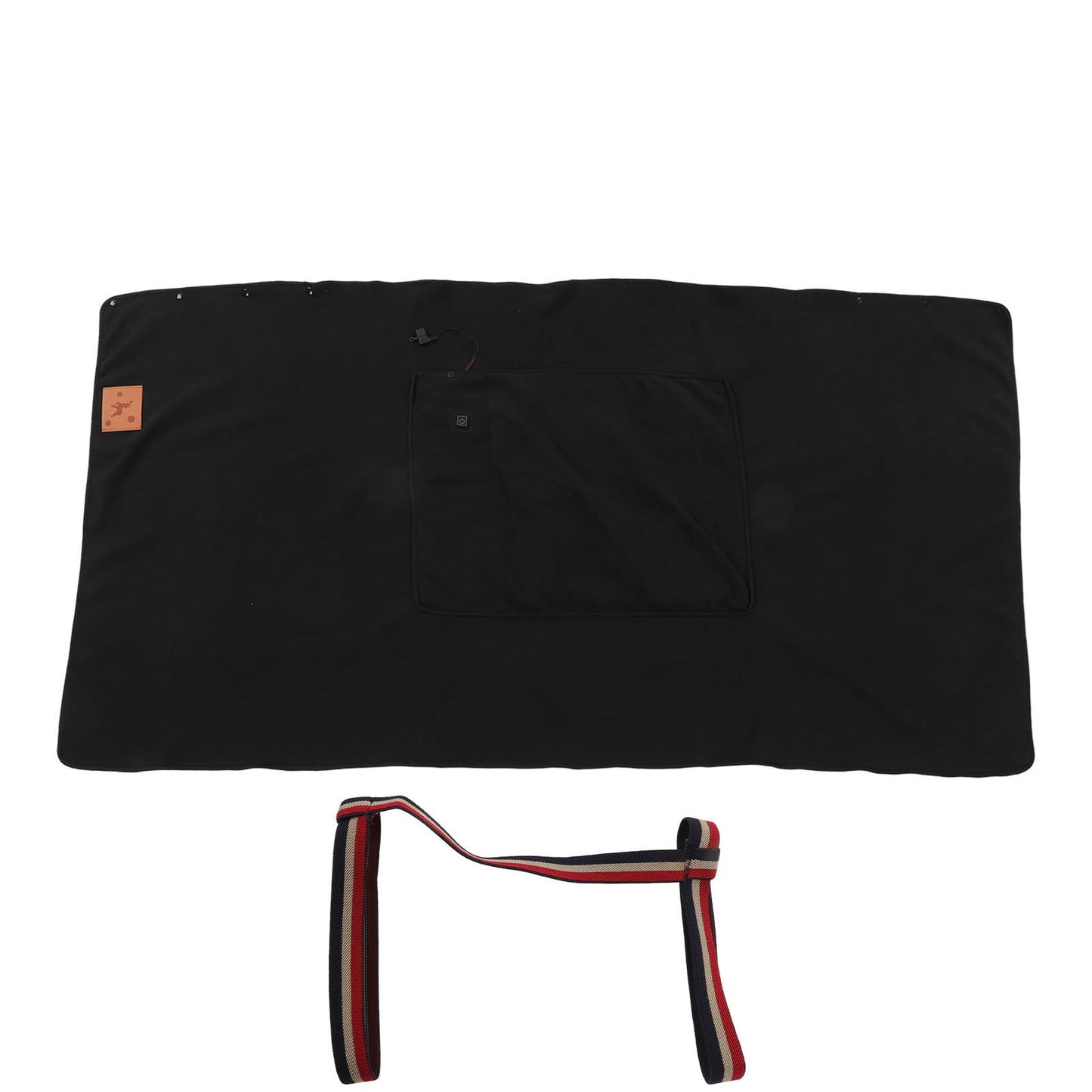 USB Warm Shawl 3 Level Temperature Adjustment Electric Throw Blanket for Shoulder Neck Legs Waist Black V1294-YM3117220230611-0421