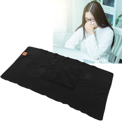 USB Warm Shawl 3 Level Temperature Adjustment Electric Throw Blanket for Shoulder Neck Legs Waist Black V1294-YM3117220230611-0421