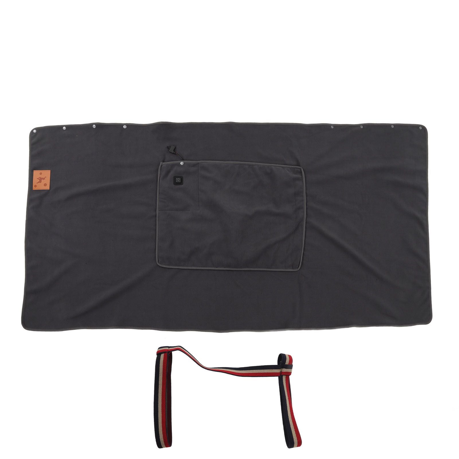 USB Warm Shawl 3 Level Temperature Adjustment Electric Throw Blanket for Shoulder Neck Legs Waist Grey V1294-YM3117220230612-0421